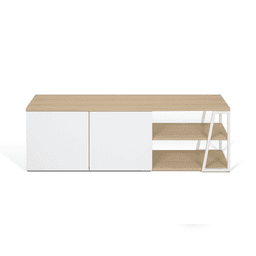 WOK White TV stand