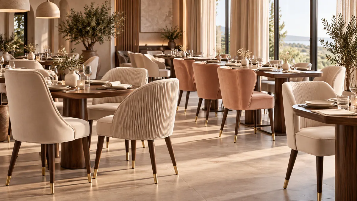 Restaurant chairs: what stands up to daily use and what doesn't