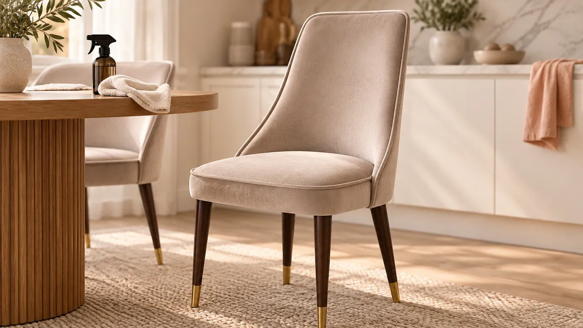 How to clean an upholstered chair: velour, basket-weave fabric, eco-leather