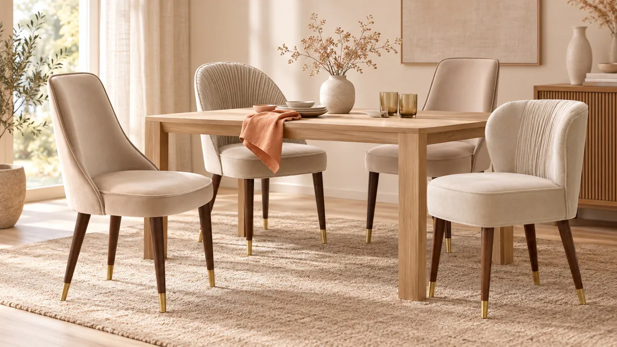 Chair height for a 75 cm table: 45 or 47 cm, and why you need a 28–30 cm gap